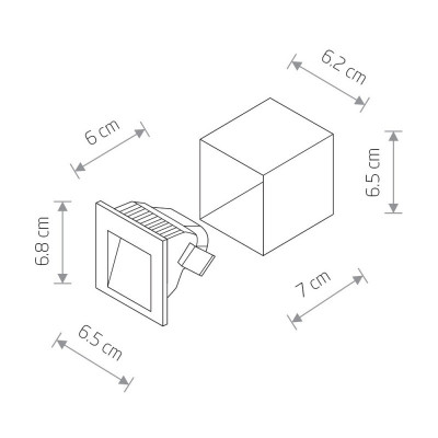 Светильник для ступеней Nowodvorski 6907