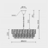 Подвесная люстра MODELUX ML.6986.600P GD