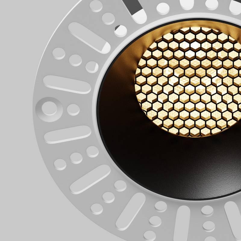 Встраиваемый светильник Maytoni Technical DL121-15W-2.7K-TRS-B