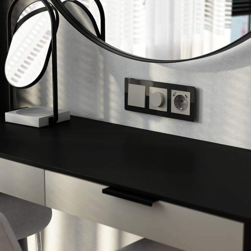 Выключатель Werkel W1212004 дымчатый