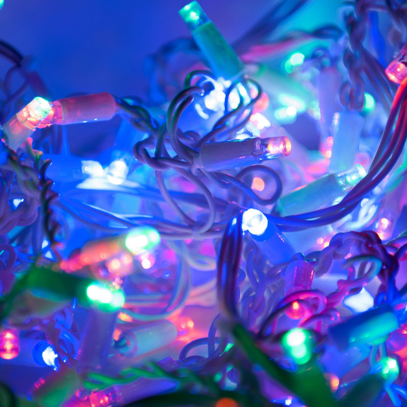 Светодиодная бахрома Eurosvet 100-101 мульти 3*0,6м IP65