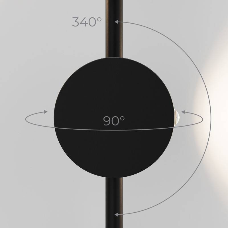 Бра Elektrostandard 40154/LED черный 4000K