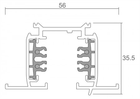 Трек встраиваемый Deko-Light Line Built 710069