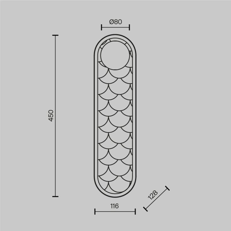 Бра Maytoni MOD473WL-L25BSK