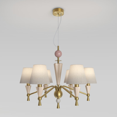 Подвесная люстра Eurosvet 101014/6 латунь Smart