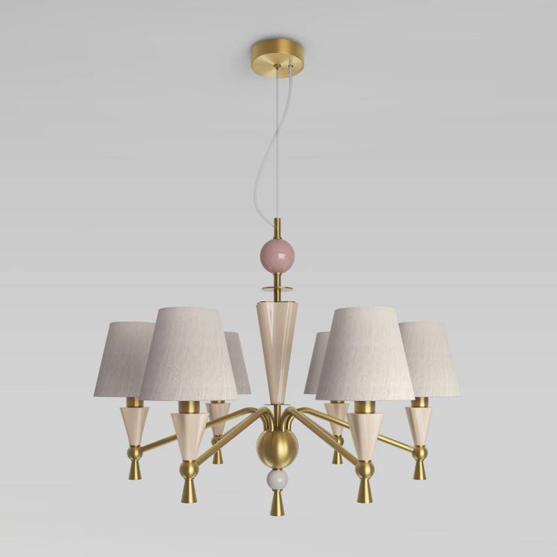 Подвесная люстра Eurosvet 101014/6 латунь Smart