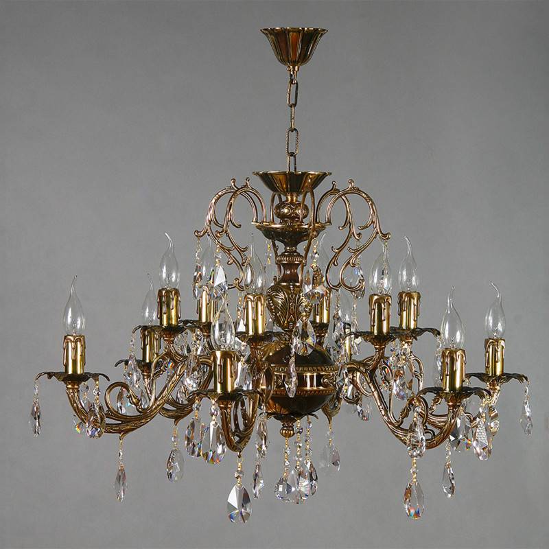 Подвесная люстра AMBIENTE by BRIZZI 8888/6+6 PB Tear Drop