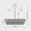 Подвесная люстра MODELUX ML.6986.800P GD