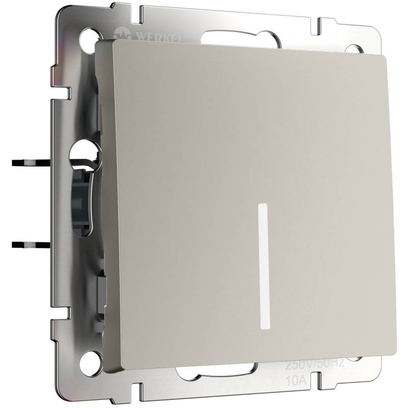 Выключатель Werkel W1210104 дымчатый