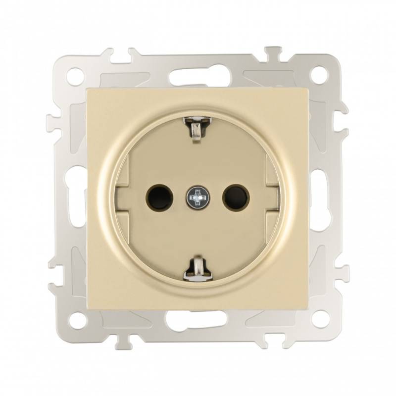 Розетка Arte Milano 206.40-1.shampan