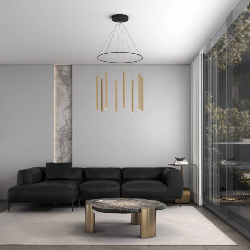 Подвесной светильник Eurosvet 301101 LED латунь