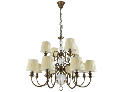 Подвесная люстра Newport 3112/С black brass без абажуров