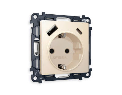 Розетка Ambrella Volt MA330010