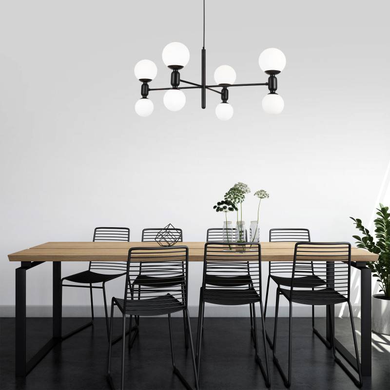 Подвесная люстра Eurosvet 30182/8 черный