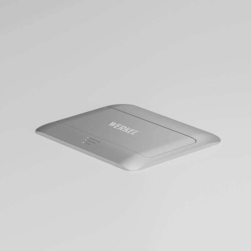 Лючки для розеток Werkel W8074065 серебряный