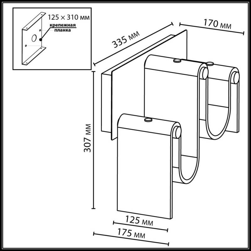 Бра Odeon Light 5106/16WL