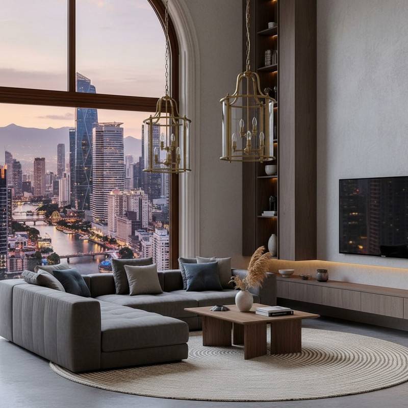 Подвесной светильник LOFT IT 10456/4 CR