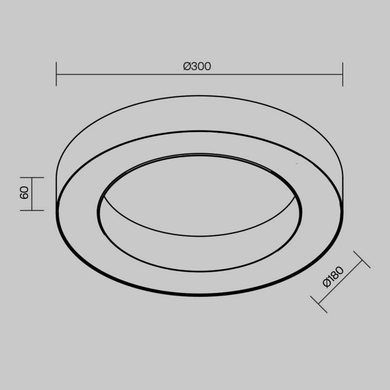 Накладной светильник Maytoni Technical C093CL-24W3K-W