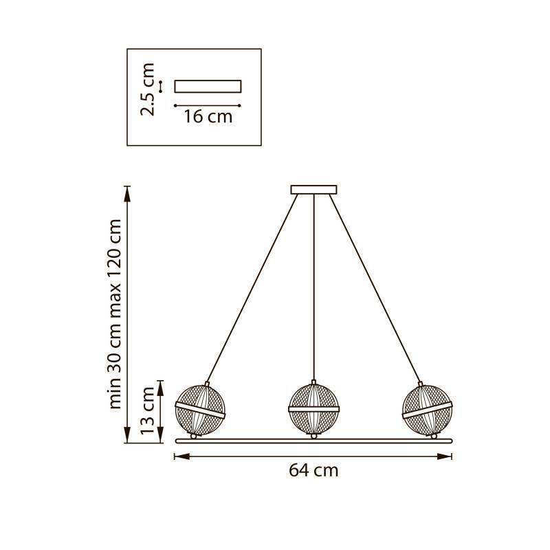 Подвесная люстра Lightstar 737063