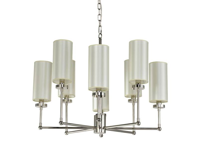 Подвесная люстра Newport 7264+4/C nickel без абажуров