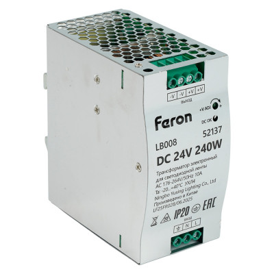 Блок питания для светодиодной ленты Feron 52137