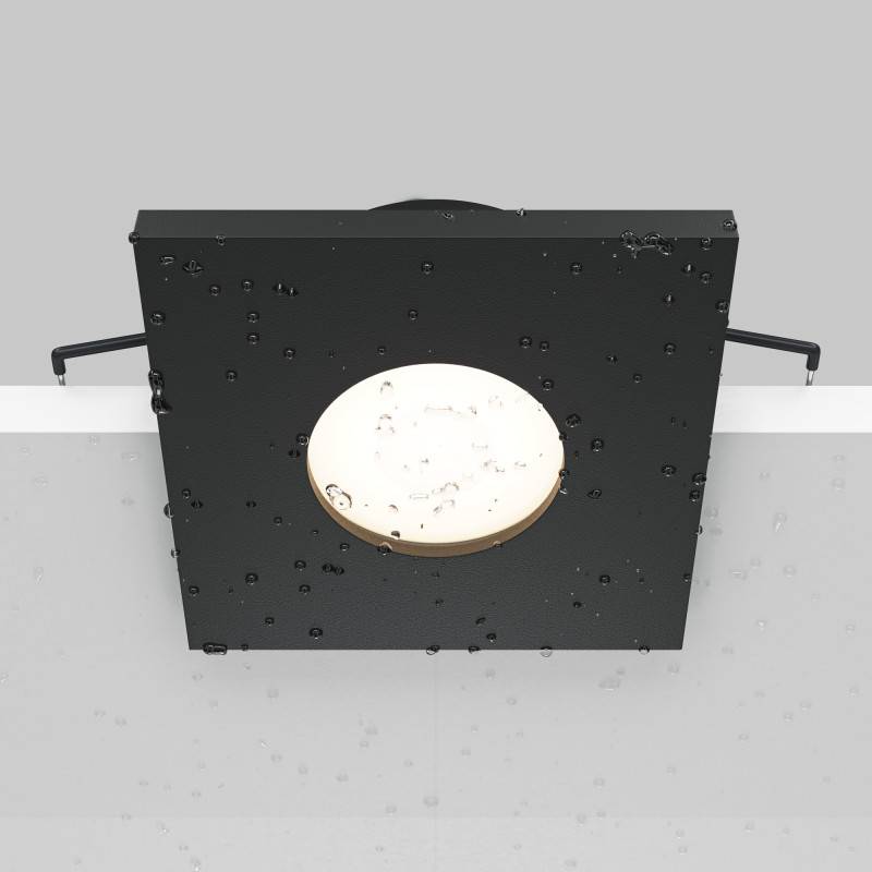 Влагозащищенный светильник Maytoni Technical DL083-01-GU10-SQ-B