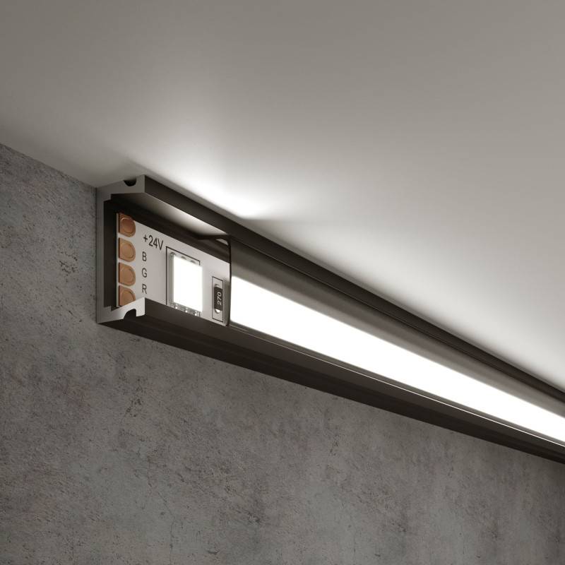 Профиль Elektrostandard LL-2-ALP006 Накладной алюминиевый профиль черный/ч