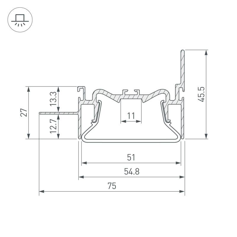 Профиль Arlight 035771
