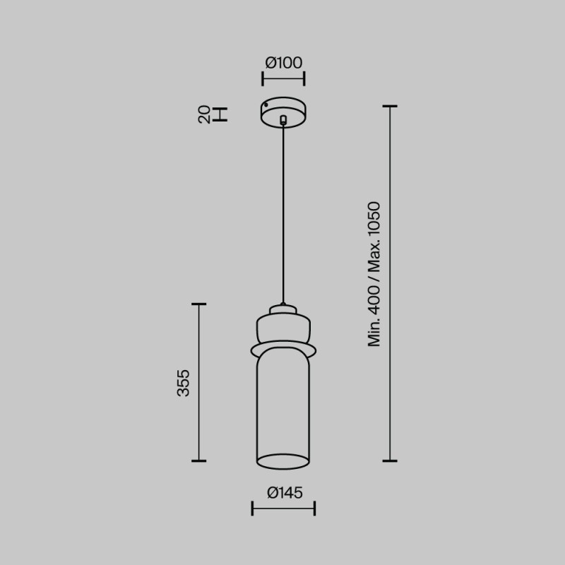Подвесной светильник MODELUX MS.1410.120 BS