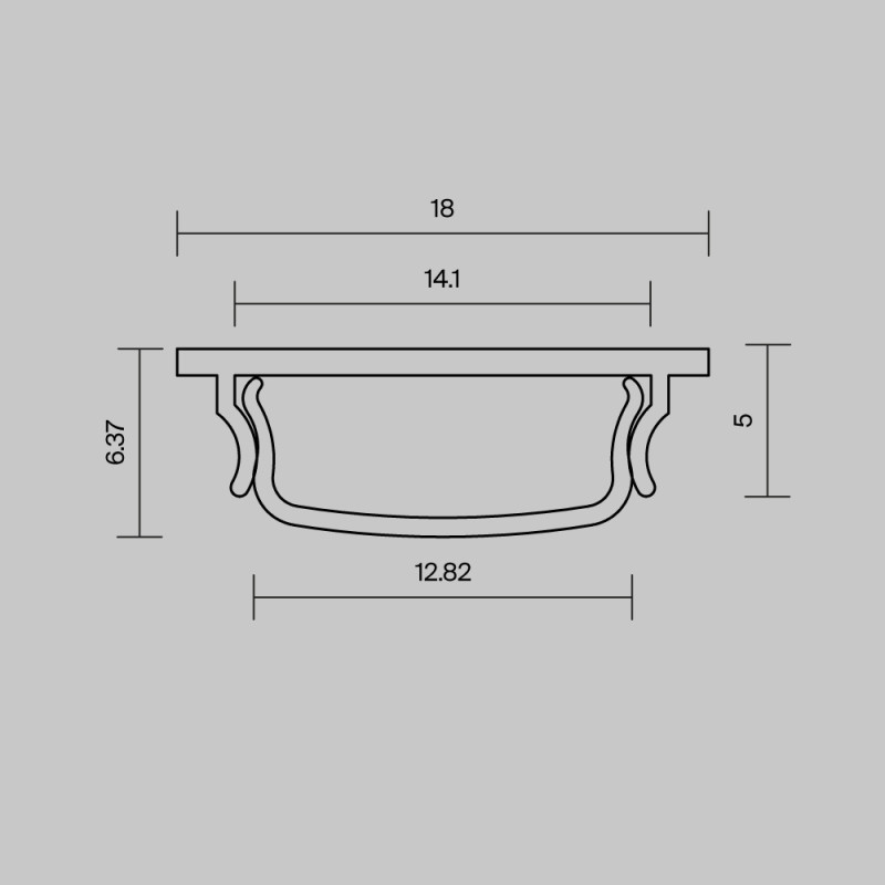 Профиль Maytoni Technical 631016