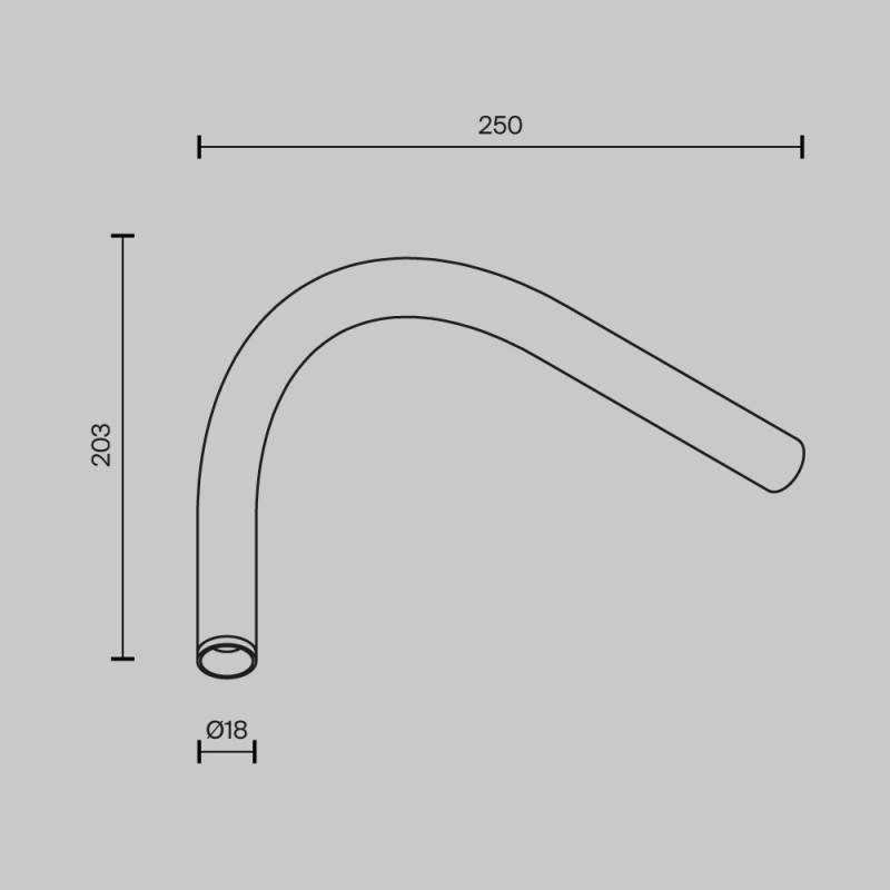 Бра Maytoni Technical C104WL-3W3-6K-B