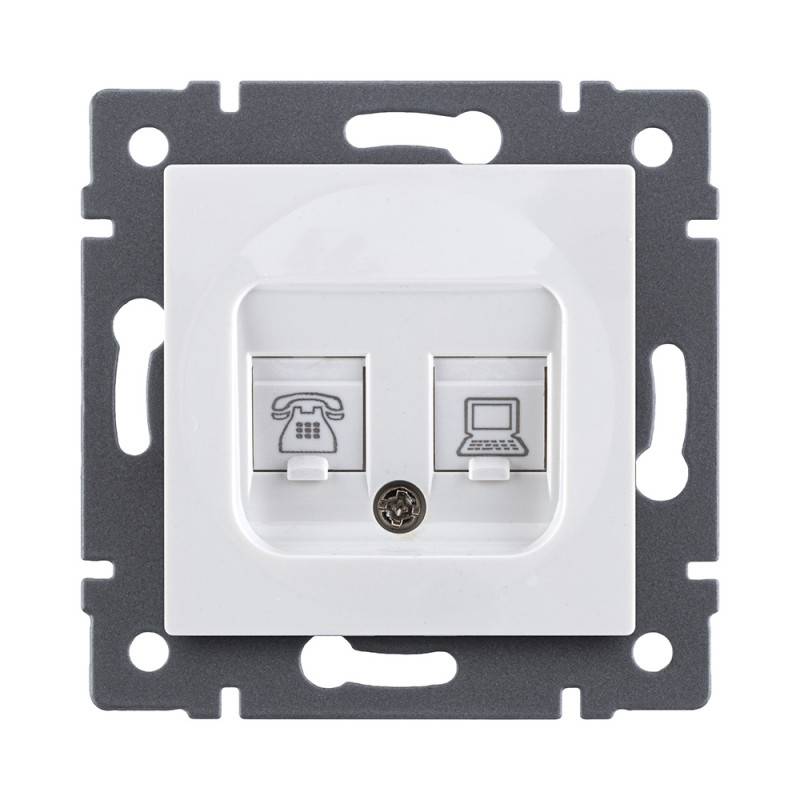 Розетка KOLLINGER REA-011WH