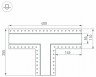Соединитель угловой T-образный накладной Arlight S-LUX 030133