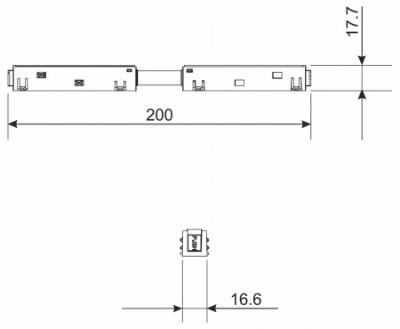 Соединитель гибкий для треков Elektrostandard Slim Magnetic a057211