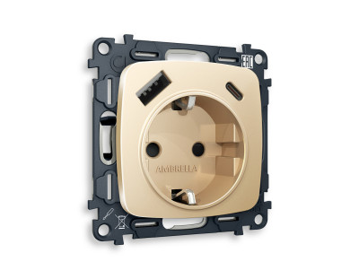 Розетка Ambrella Volt MO610010