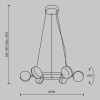 Подвесная люстра Maytoni MOD299PL-L60BC3K