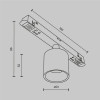 Светильник на шине Maytoni Technical TR132-2-7W3K-BS