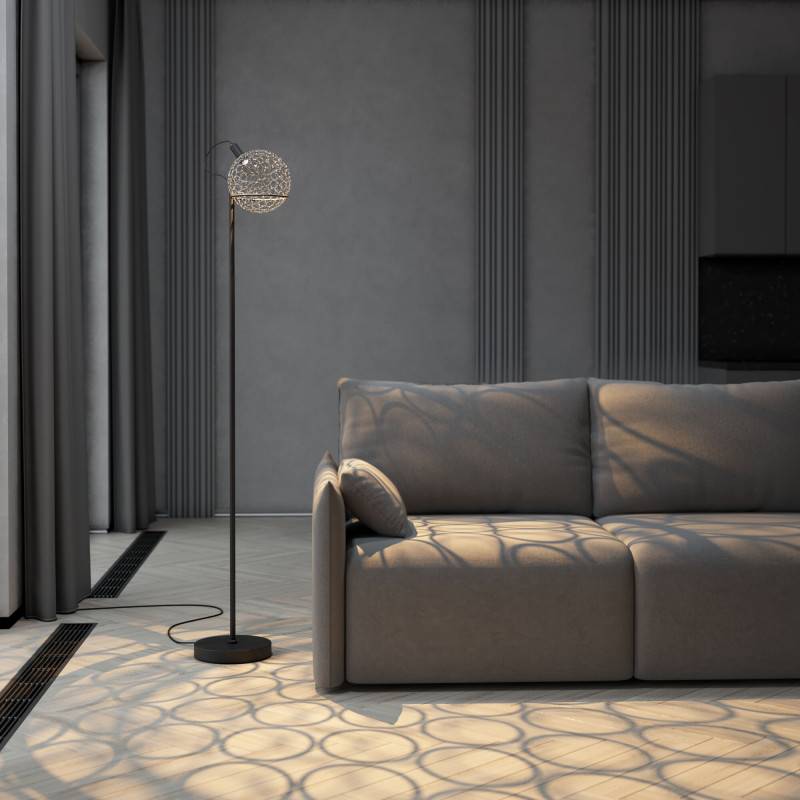 Торшер Eurosvet 80492/1 черный