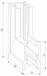 Соединитель угловой внутренний для треков накладных Elektrostandard Mini Magnetic a065640