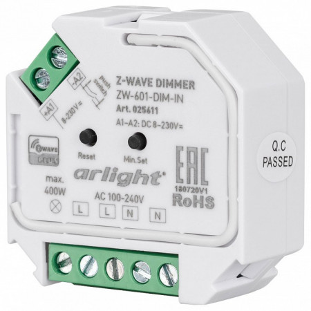 Контроллер-диммер Arlight Intelligent ZW-601-DIM-IN (100-240V, 1x2A)