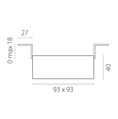 Встраиваемый светильник Lightstar G214506WMOD