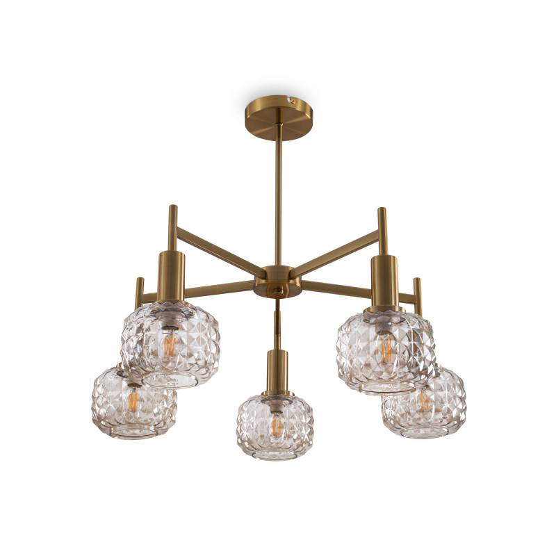 Люстра на штанге Freya FR5366CL-05BS