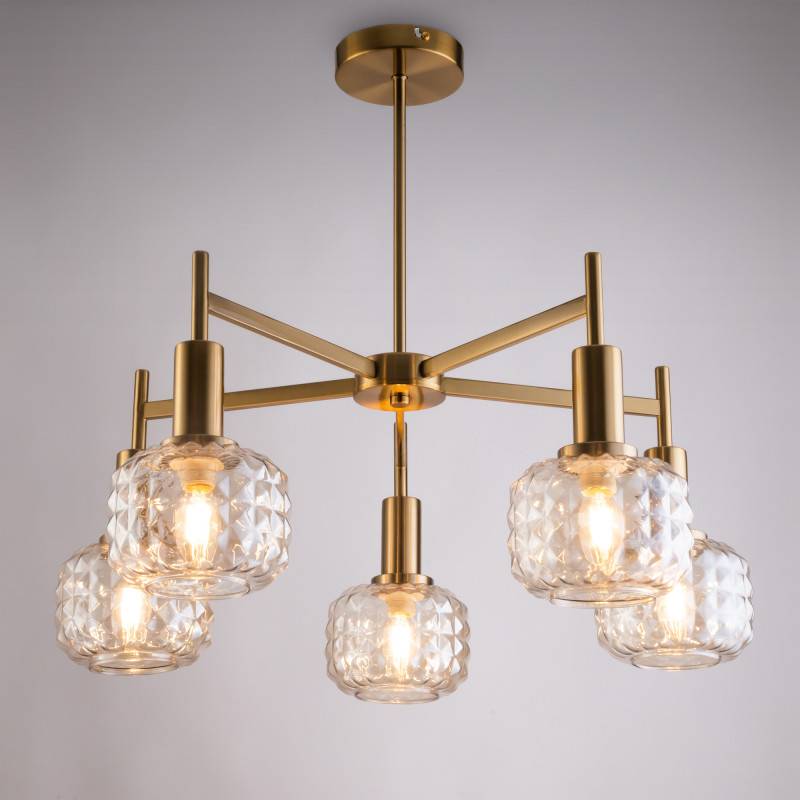 Люстра на штанге Freya FR5366CL-05BS