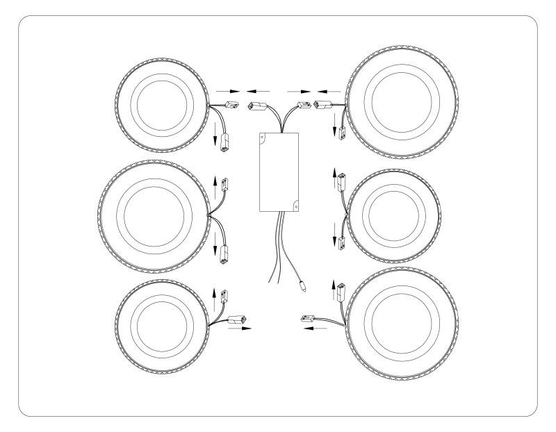 Накладная люстра Ambrella Light FA8872