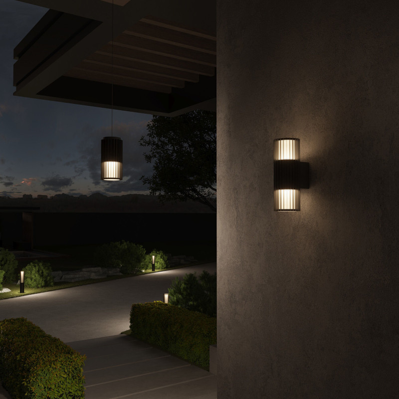 Подвесной уличный светильник Elektrostandard Entero (35189/H) черный