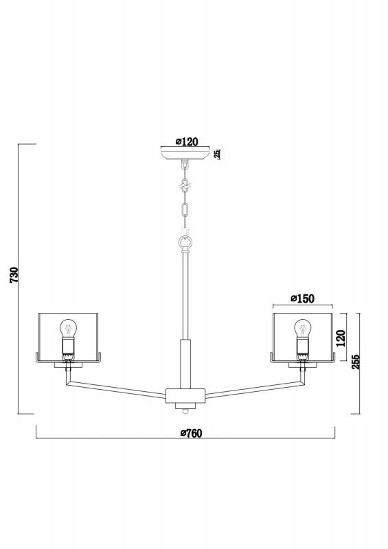Подвесная люстра Freya FR5096PL-08CH
