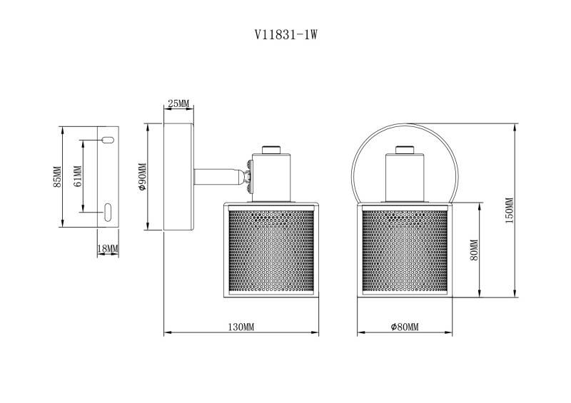Спот Moderli V11831-1W