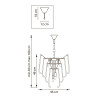 Подвесная люстра Lightstar 799082