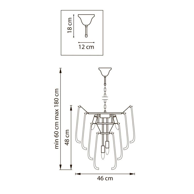 Подвесная люстра Lightstar 799082