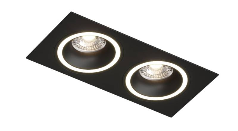 Встраиваемый светильник Denkirs DK2062-BK